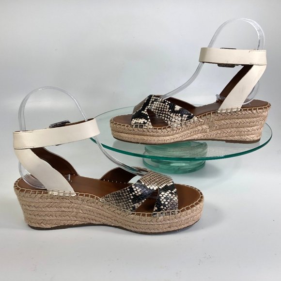 Franco Sarto Pellia Espadrille Wedge Sandal 6 M - Picture 6 of 7